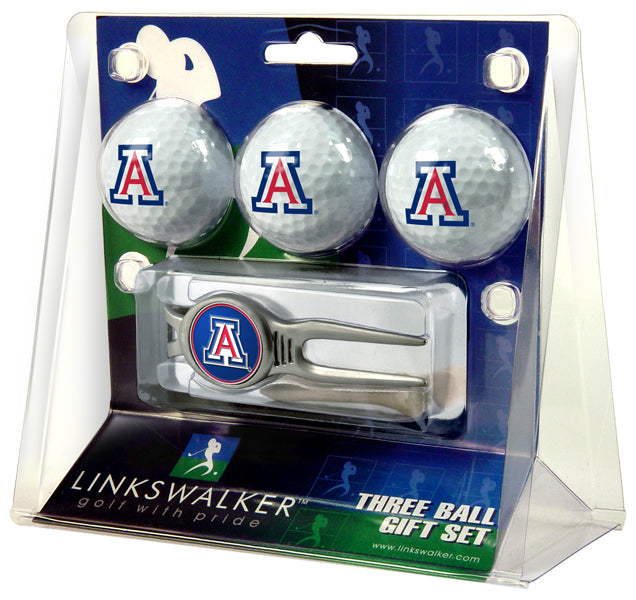 Arizona Wildcats Kool Tool 3 Ball Gift Pack