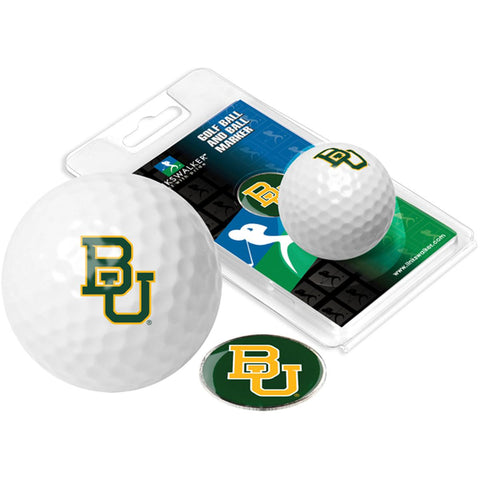 Baylor Bears Golf Ball One Pack with Marker