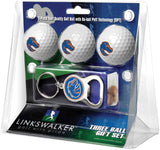 Boise State Broncos 3 Ball Gift Pack with Key Chain Bottle -  Opener