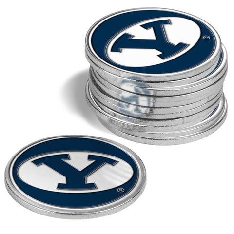 Brigham Young Univ. Cougars 12 Pack Ball Markers