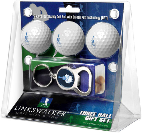 Citadel Bulldogs 3 Ball Gift Pack with Key Chain Bottle -  Opener