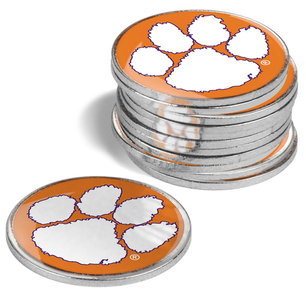 Clemson Tigers 12 Pack Ball Markers