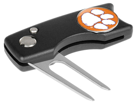 Clemson Tigers Spring Action Divot Tool