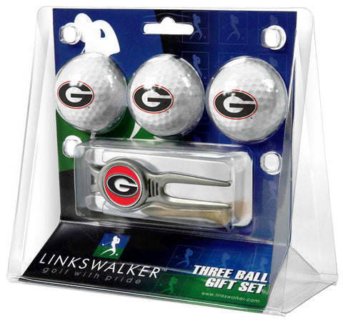 Georgia Bulldogs Kool Tool 3 Ball Gift Pack