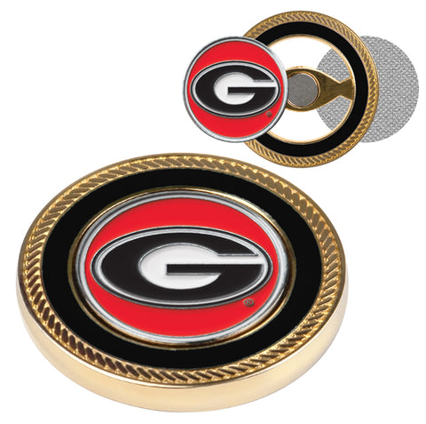 Georgia Bulldogs Challenge Coin / 2 Ball Markers