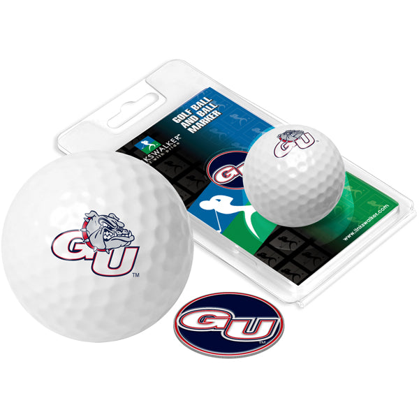 Gonzaga Bulldogs Golf Ball One Pack with Marker
