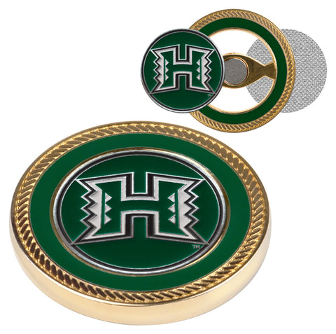 Hawaii Warriors Challenge Coin / 2 Ball Markers