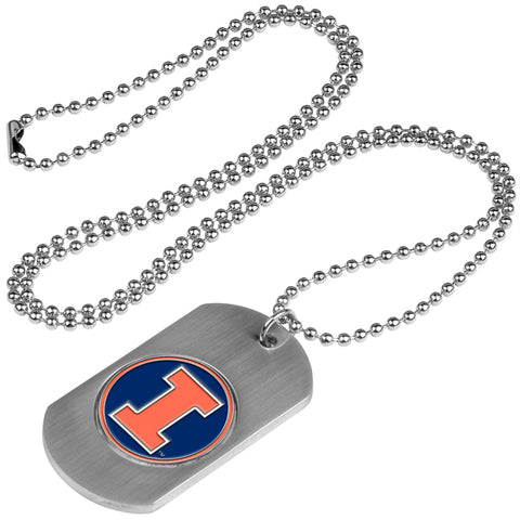Illinois Fighting Illini Dog Tag