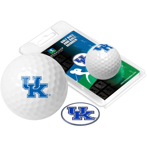 Kentucky Wildcats Golf Ball One Pack with Marker