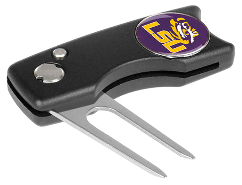 LSU Tigers Spring Action Divot Tool
