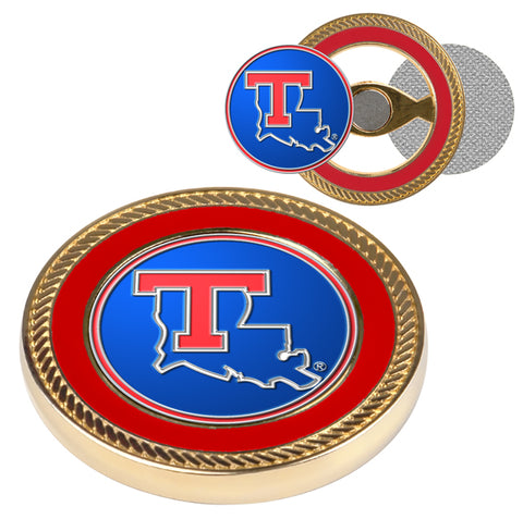 Louisiana Tech Bulldogs Challenge Coin / 2 Ball Markers