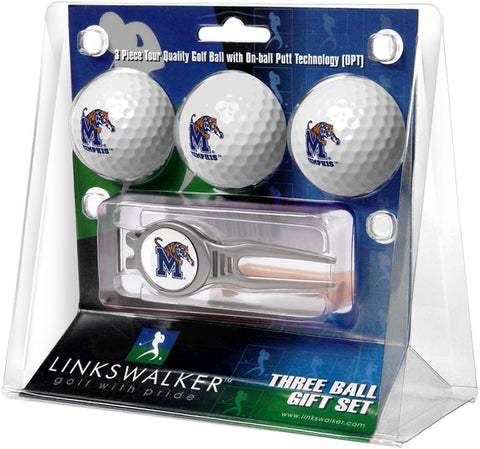 Memphis Tigers Kool Tool 3 Ball Gift Pack