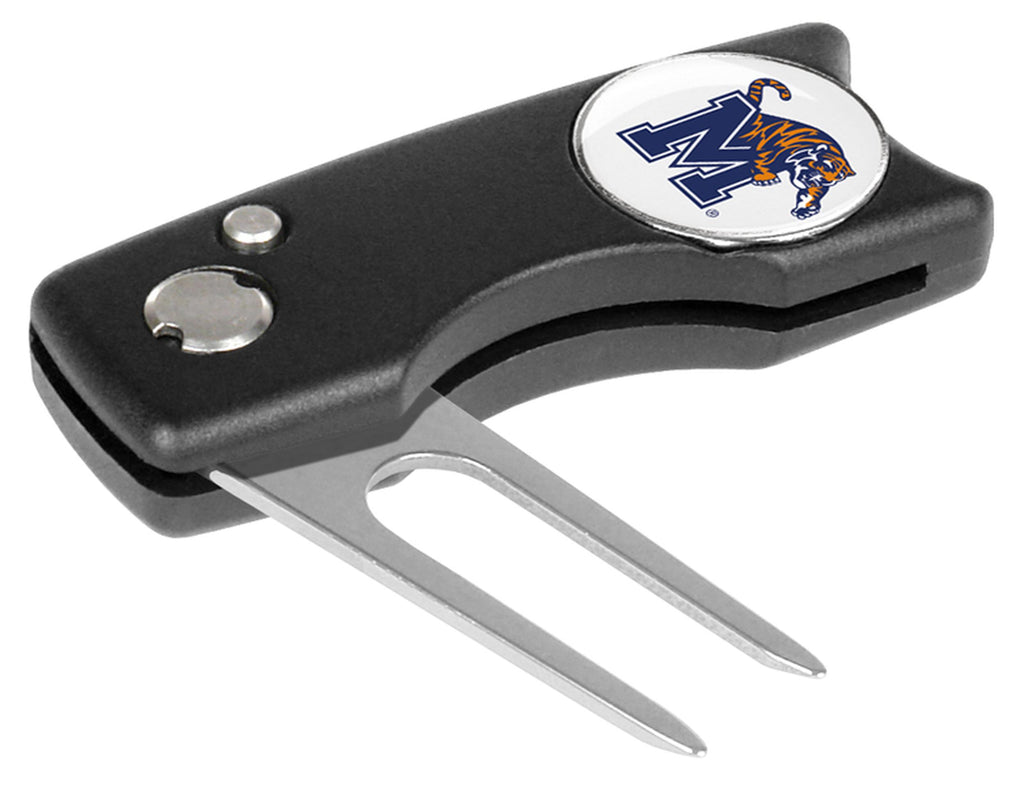 Memphis Tigers Spring Action Divot Tool
