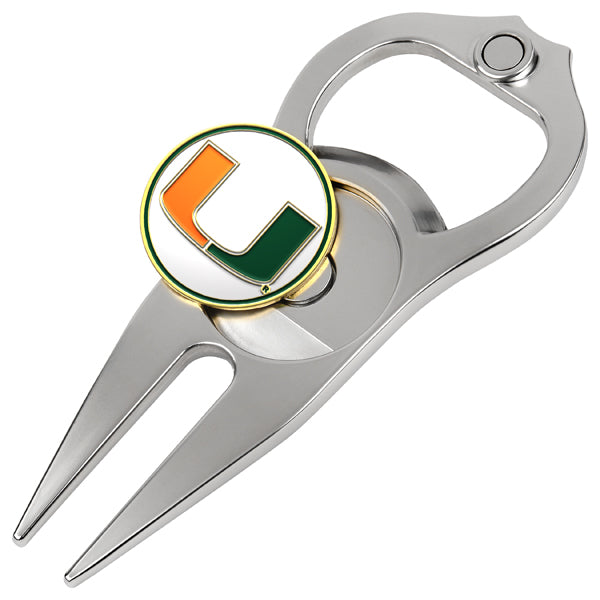 Miami Hurricanes Hat Trick Divot Tool