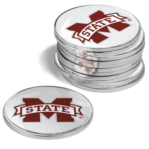 Mississippi State Bulldogs 12 Pack Ball Markers
