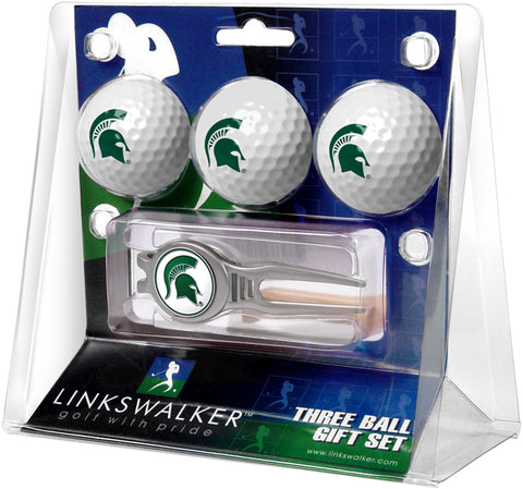 Michigan State Spartans Kool Tool 3 Ball Gift Pack