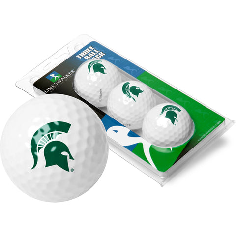 Michigan State Spartans 3 Golf Ball Sleeve