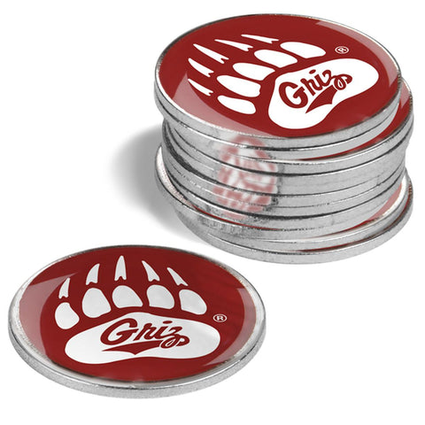 Montana Grizzlies 12 Pack Ball Markers