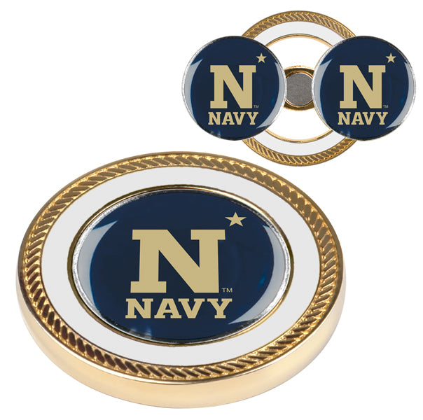Naval Academy Midshipmen Challenge Coin / 2 Ball Markers