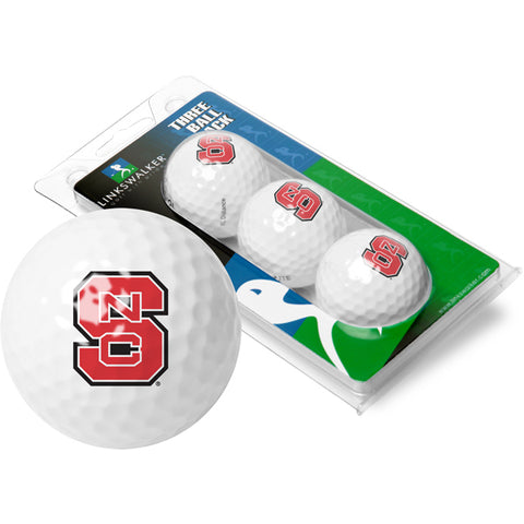 NC State Wolfpack 3 Golf Ball Sleeve