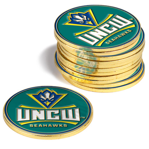 North Carolina Wilmington Seahawks 12 Pack Ball Markers