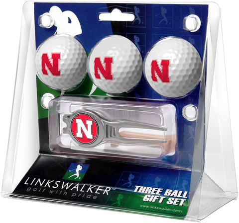 Nebraska Cornhuskers Kool Tool 3 Ball Gift Pack
