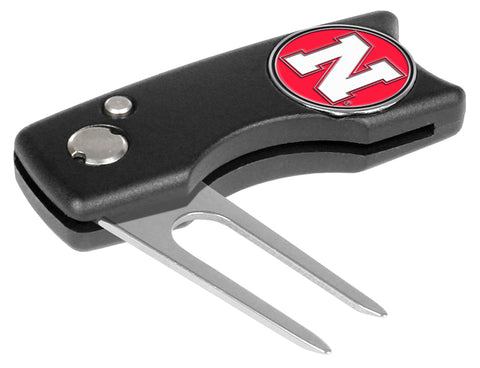 Nebraska Cornhuskers Spring Action Divot Tool