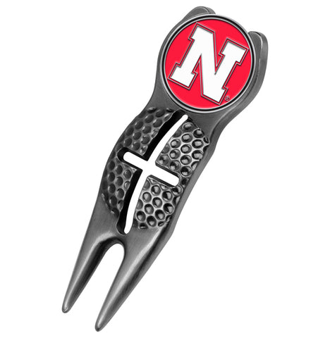 Nebraska Cornhuskers Crosshairs Divot Tool  