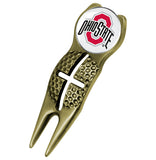 Ohio State Buckeyes Crosshairs Divot Tool