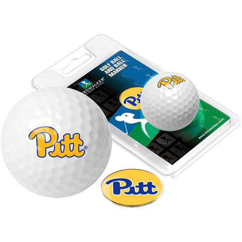 Pittsburgh Panthers Golf Ball One Pack with Marker