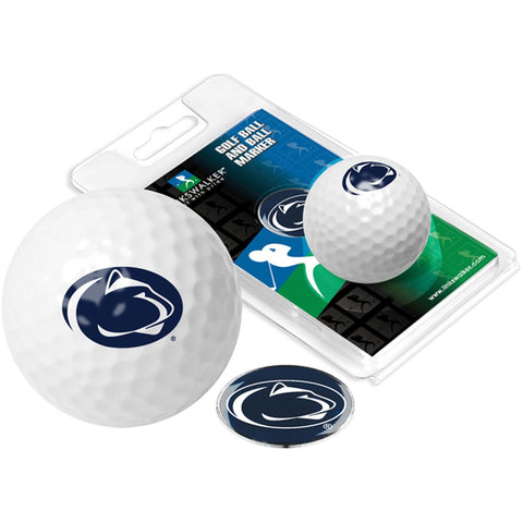 Penn State Nittany Lions Golf Ball One Pack with Marker