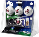South Carolina Gamecocks 3 Ball Gift Pack with Key Chain Bottle -  Opener