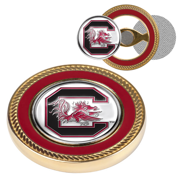 South Carolina Gamecocks Challenge Coin / 2 Ball Markers