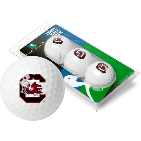 South Carolina Gamecocks 3 Golf Ball Sleeve