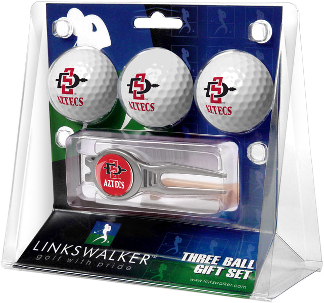 San Diego State Aztecs Kool Tool 3 Ball Gift Pack