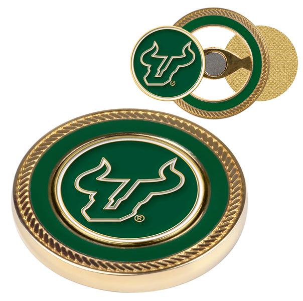 South Florida Bulls Challenge Coin / 2 Ball Markers