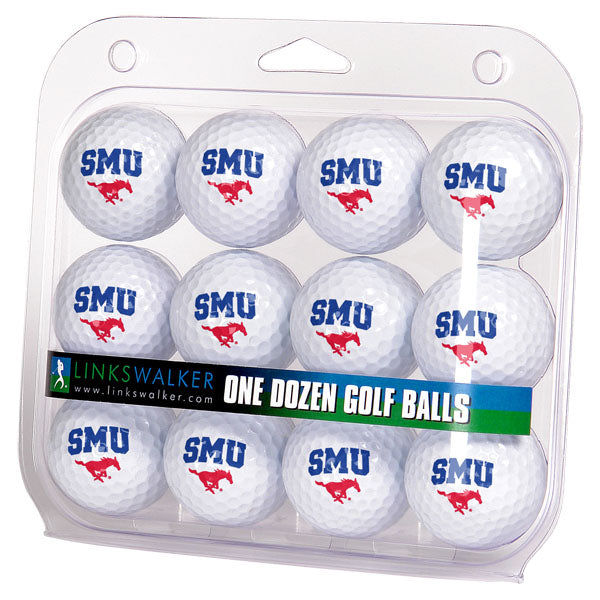 Southern Methodist University Mustangs Dozen Golf Balls