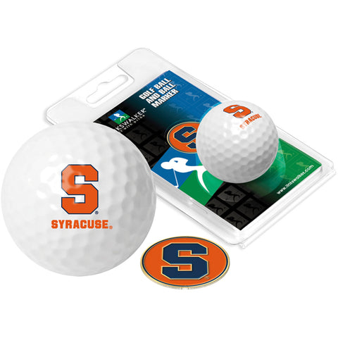 Syracuse Orange Golf Ball One Pack with Marker