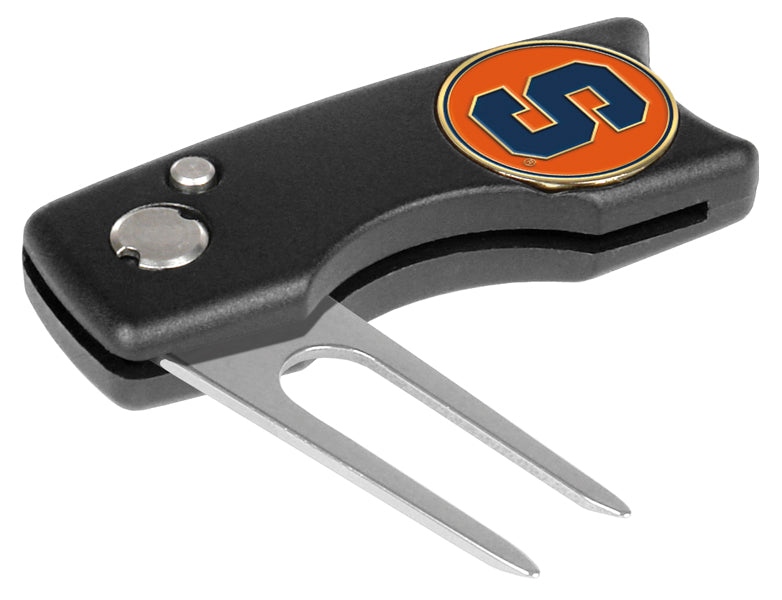 Syracuse Orange Spring Action Divot Tool