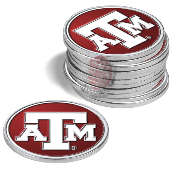 Texas A&M Aggies 12 Pack Ball Markers