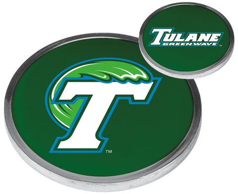 Tulane University Green Wave Flip Coin