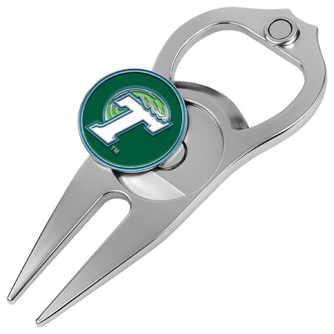 Tulane University Green Wave Hat Trick Divot Tool