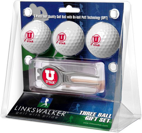 Utah Utes Kool Tool 3 Ball Gift Pack