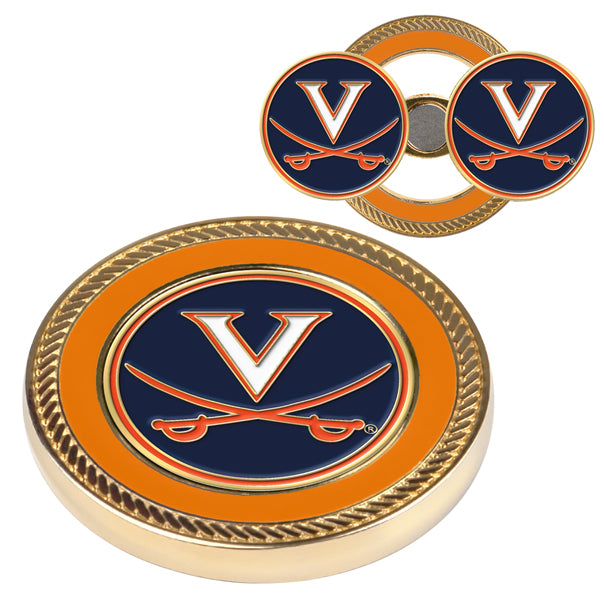 Virginia Cavaliers Challenge Coin / 2 Ball Markers