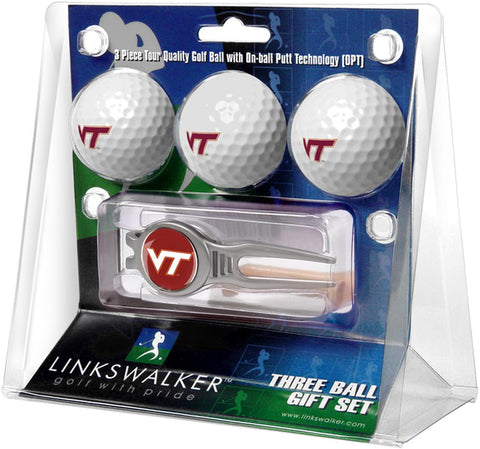 Virginia Tech Hokies Kool Tool 3 Ball Gift Pack