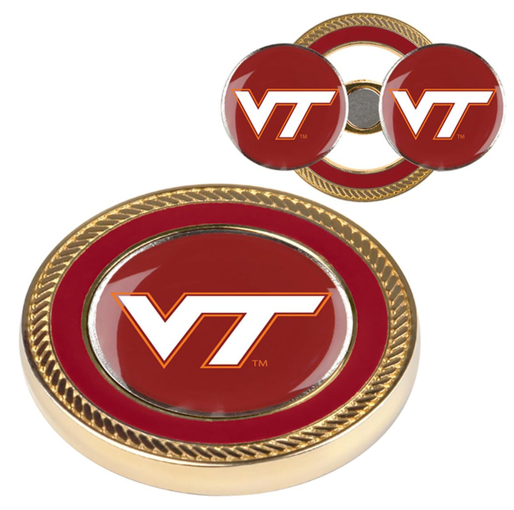 Virginia Tech Hokies Challenge Coin / 2 Ball Markers