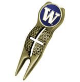 Washington Huskies Crosshairs Divot Tool