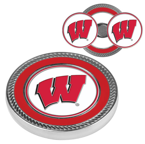 Wisconsin Badgers Challenge Coin / 2 Ball Markers