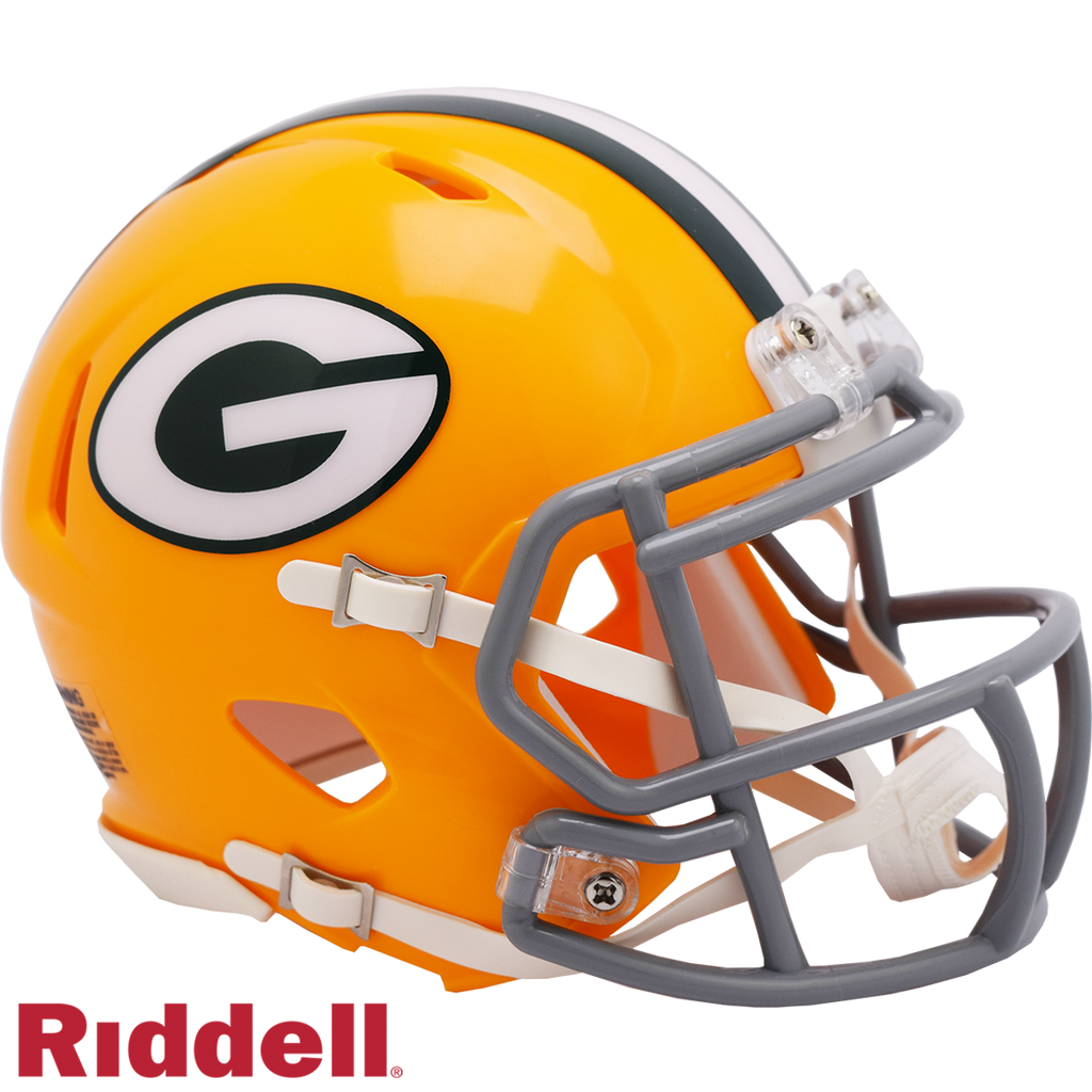 Green Bay Packers s Helmet Riddell Replica Mini Speed Style 1961 1979 T/B