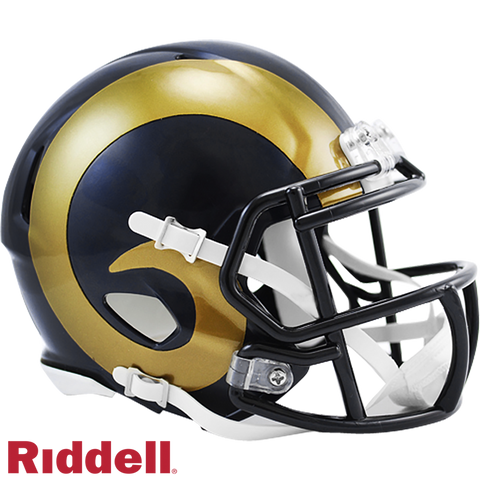 Los Angeles Rams Helmet Riddell Replica Mini Speed Style 2000 2016 T/B